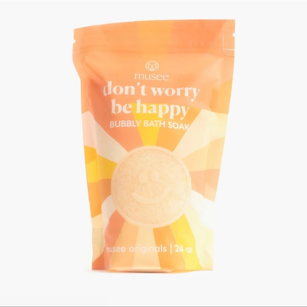 Musee don't worry be happy bubbly bath soak